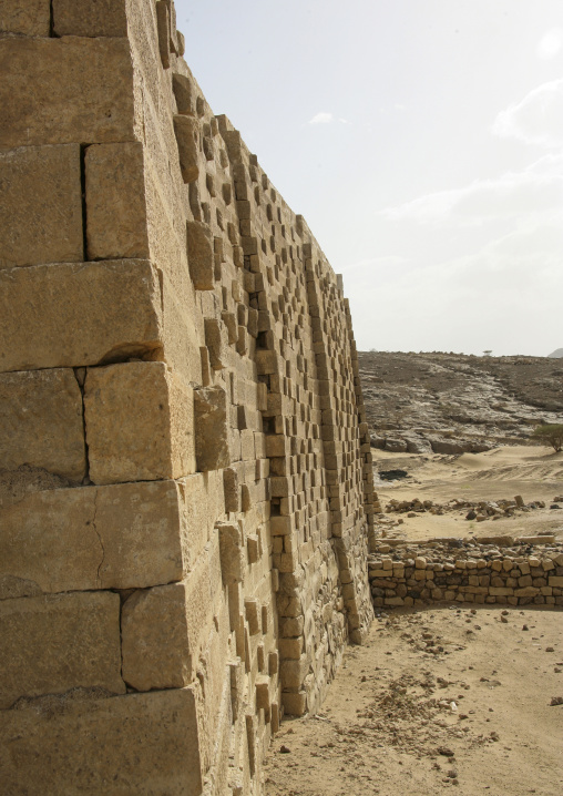 Old historic dam at Wadi Adhana, Marib Governorate, Marib, Yemen