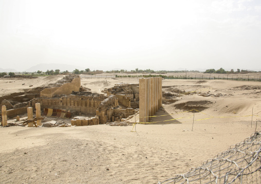 The Barran temple aka temple of the moon, Marib Governorate, Marib, Yemen