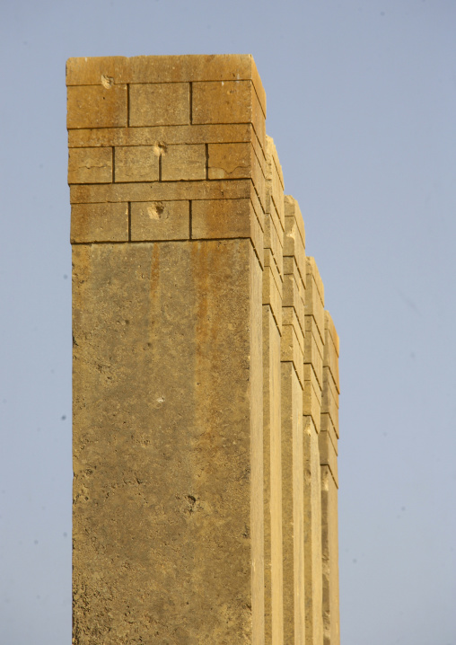 The Barran temple aka temple of the moon, Marib Governorate, Marib, Yemen