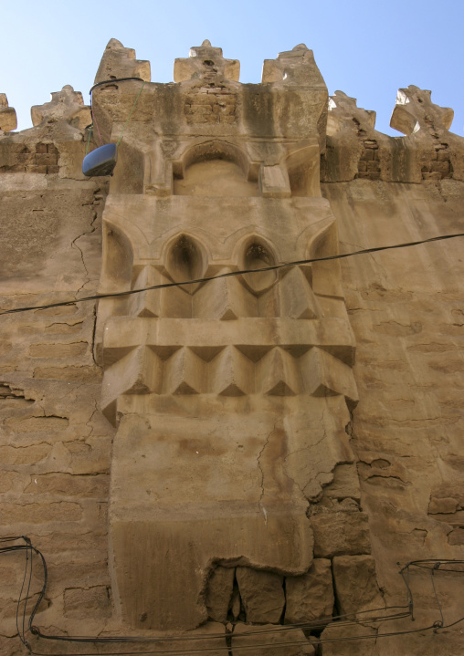 Traditional mudbrick house, Al Bayda Governorate, Rada, Yemen