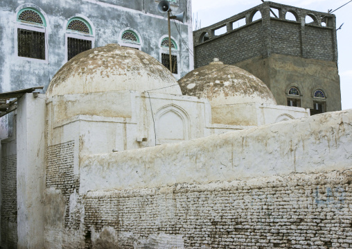 Heritage houses and mosque in the old town, Al Hudaydah Governorate, Zabid, Yemen