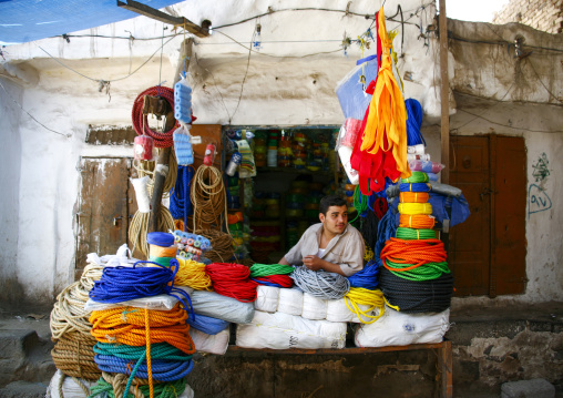 Ropes shop, Amanat Al-Asemah, Sanaa, Yemen