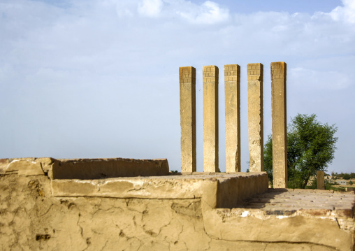The Barran temple aka temple of the moon, Marib Governorate, Marib, Yemen