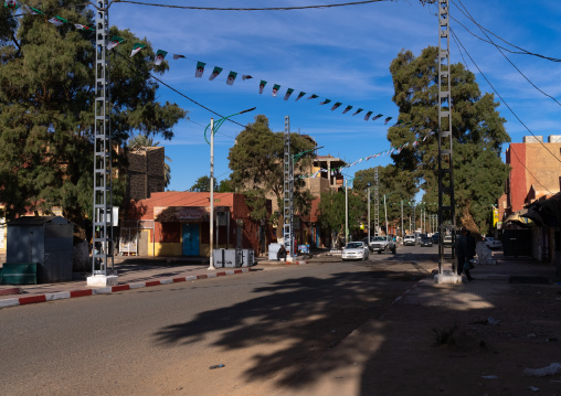 Road in city center, North Africa, Tamanrasset, Algeria