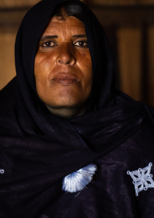 Portrait of a tuareg woman, North Africa, Tamanrasset, Algeria