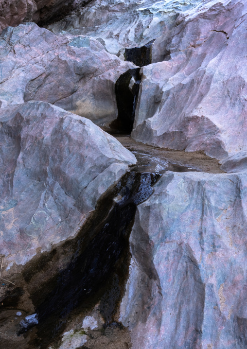 Tamekreste cascade in the rocks, North Africa, Tamekreste, Algeria