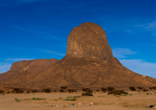Sandstone rock formation in the desert, North Africa, Tamanrasset, Algeria