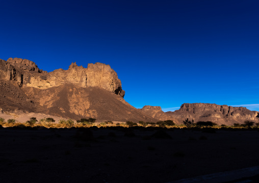 Rock formations in the desert, Tassili N'Ajjer National Park, Tadrart Rouge, Algeria