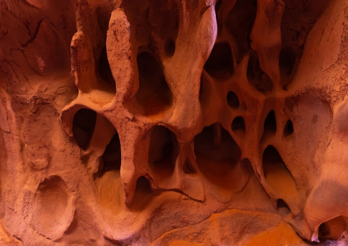 Weathered sandstone, Tassili N'Ajjer National Park, Tadrart Rouge, Algeria