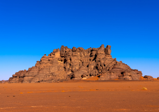 Rocks formation in Sahara desert, Tassili N'Ajjer National Park, Tadrart Rouge, Algeria