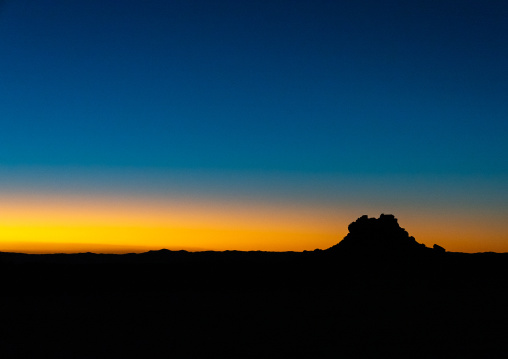 Sunset in the desert, North Africa, Erg Admer, Algeria