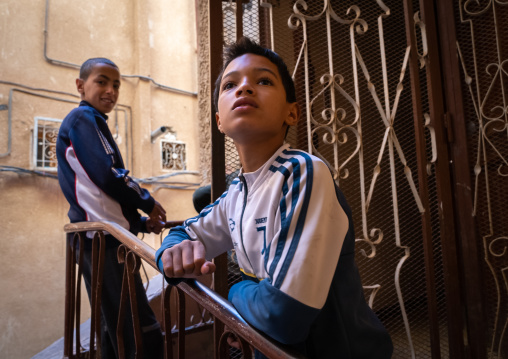 Boys in Ksar El Atteuf, North Africa, Ghardaia, Algeria