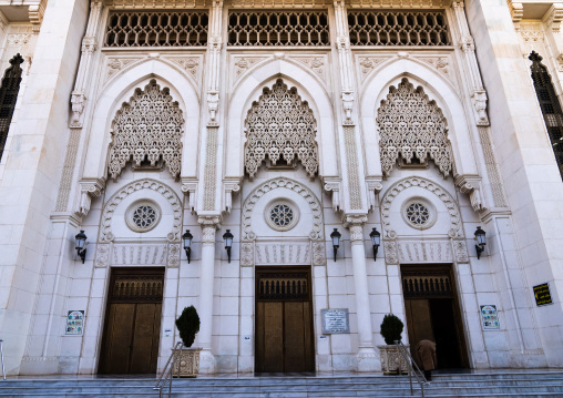 Emir Abdelkader Mosque entrance, North Africa, Constantine, Algeria