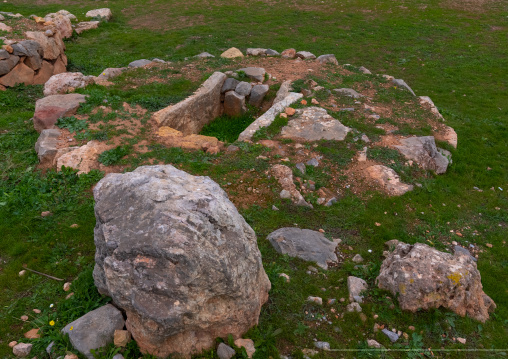 Grave in Tiddis Roman Ruins, North Africa, Bni Hamden, Algeria