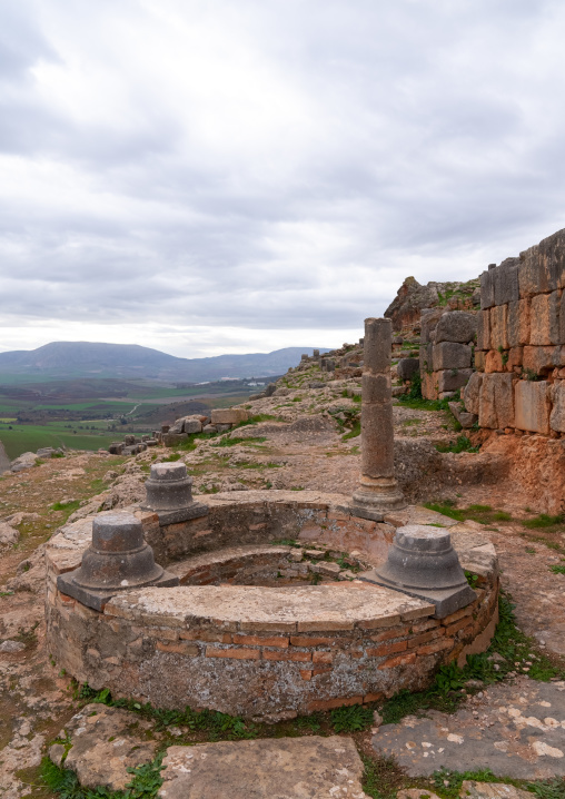 Baptistery in Tiddis Roman Ruins, North Africa, Bni Hamden, Algeria