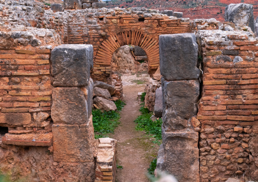 Baths in Tiddis Roman Ruins, North Africa, Bni Hamden, Algeria