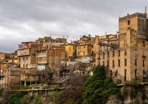 Old houses on the canyon, North Africa, Constantine, Algeria