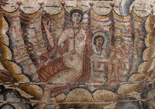 Mosaic of Venus bathing from the House of the Donkey, North Africa, Djemila, Algeria