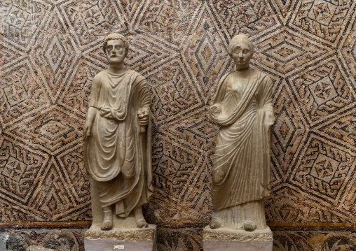 Statues in the museum, North Africa, Djemila, Algeria