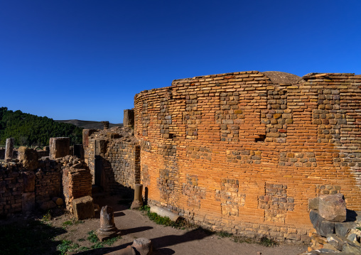 Christian baptismal area in the Roman ruins , North Africa, Djemila, Algeria