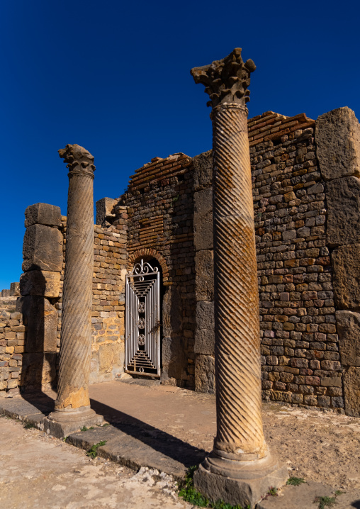 Baptistery in the Roman ruins, North Africa, Djemila, Algeria