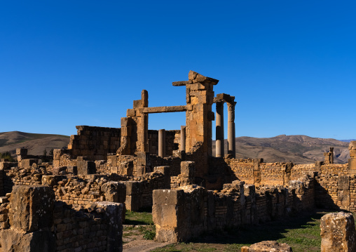 The Roman ruins of Djemila, North Africa, Djemila, Algeria