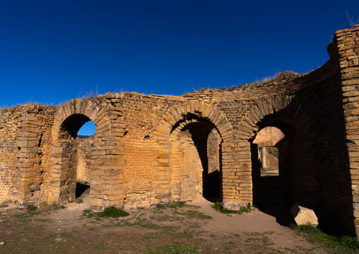 The Great Baths in the Roman ruins, North Africa, Djemila, Algeria