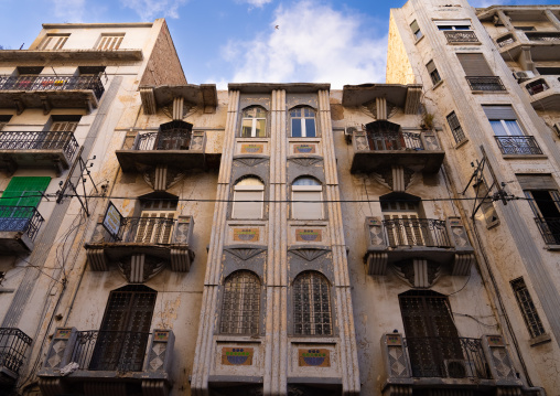 Old french colonial building, North Africa, Oran, Algeria
