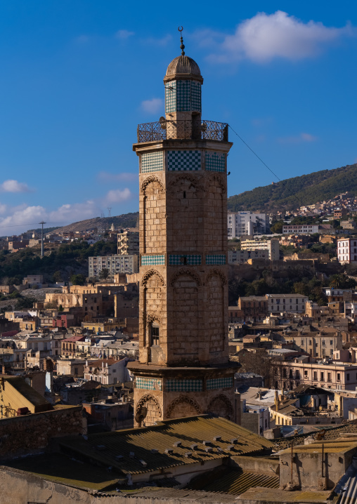 Minaret of a mosque, North Africa, Oran, Algeria