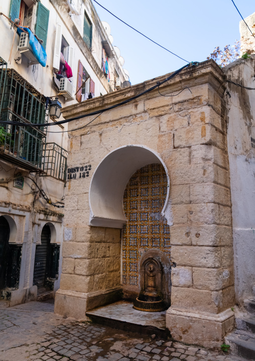 Fountain in the Casbah, North Africa, Algiers, Algeria