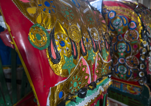 Decorated rickshaws, Dhaka Division, Dhaka, Bangladesh