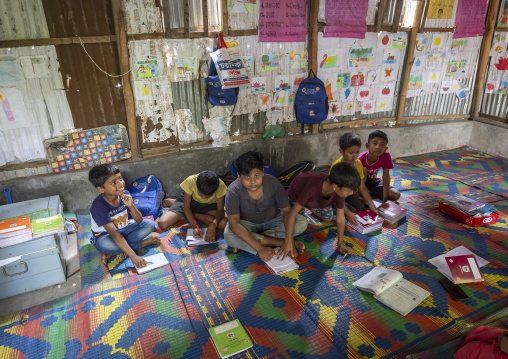 Pupils in a school run by a NGO, Dhaka Division, Dhaka, Bangladesh