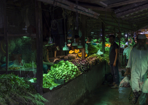 Vegetables and fruits morning market, Dhaka Division, Dhaka, Bangladesh