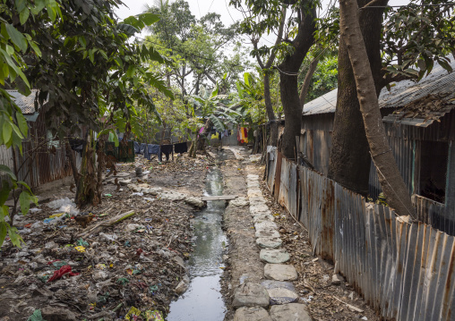 Slum garbages, Dhaka Division, Dhaka, Bangladesh