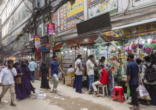 Busy street at daytime, Dhaka Division, Dhaka, Bangladesh