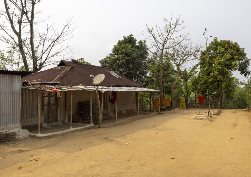 Khasi tribe house in the forest, Sylhet Division, Kamalganj, Bangladesh