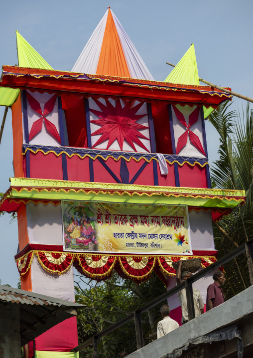 Gate decoration for a hindu festival in Sundarbans, Barisal Division, Harta, Bangladesh