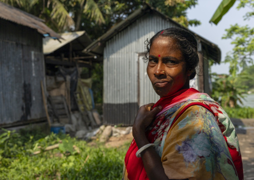 Portrait of a senior woman, Barisal Division, Harta, Bangladesh