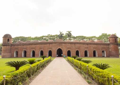 Sixty Dome Mosque or Saith Gunbad Masjid, Khulna Division, Bagerhat, Bangladesh