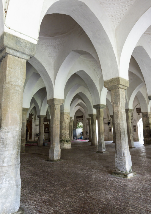 Interior of the Sixty Dome Mosque or Saith Gunbad Masjid, Khulna Division, Bagerhat, Bangladesh