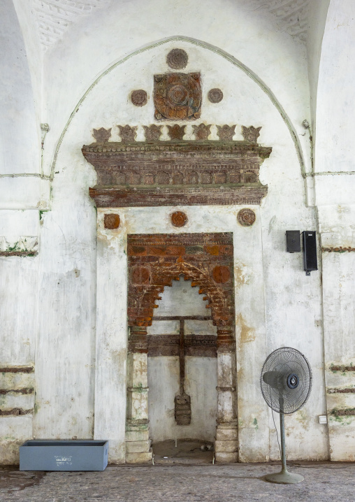 One of the Mihrab of the Sixty Dome Mosque or Saith Gunbad Masjid, Khulna Division, Bagerhat, Bangladesh