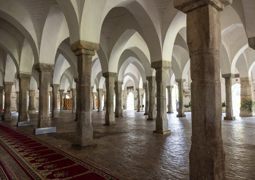 Interior of the Sixty Dome Mosque or Saith Gunbad Masjid, Khulna Division, Bagerhat, Bangladesh