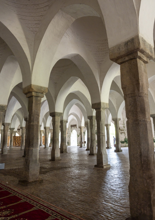 Interior of the Sixty Dome Mosque or Saith Gunbad Masjid, Khulna Division, Bagerhat, Bangladesh