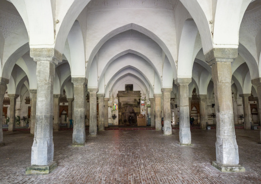 Interior of the Sixty Dome Mosque or Saith Gunbad Masjid, Khulna Division, Bagerhat, Bangladesh