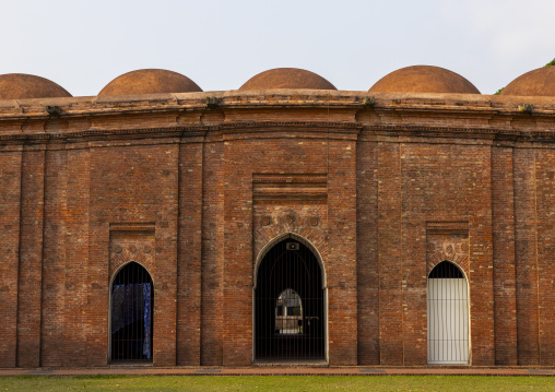 Sixty Dome Mosque or Saith Gunbad Masjid, Khulna Division, Bagerhat, Bangladesh