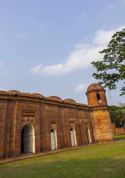 Sixty Dome Mosque or Saith Gunbad Masjid, Khulna Division, Bagerhat, Bangladesh