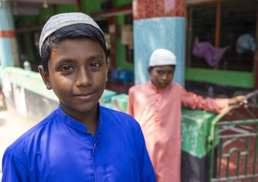 Portrait of a bangladeshi muslim boy, Khulna Division, Shyamnagar, Bangladesh