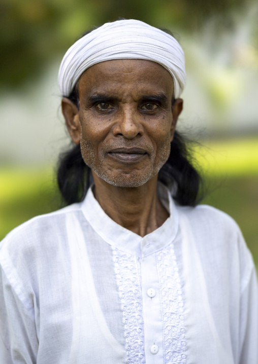 Portrait of a devotee in Mausoleum of Lalon Shah, Khulna Division, Cheuriya, Bangladesh