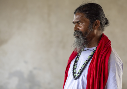 Portrait of a devotee in Mausoleum of Lalon Shah, Khulna Division, Cheuriya, Bangladesh