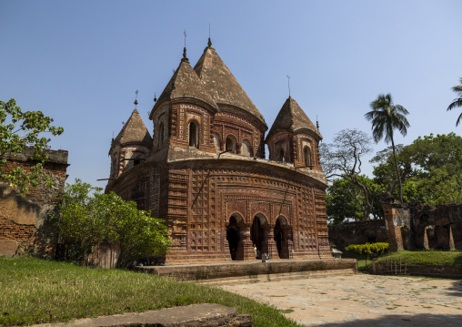 The Pancha Ratna Govinda temple, Rajshahi Division, Puthia, Bangladesh